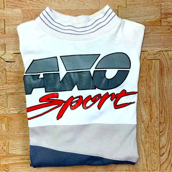VTG 90s AXO Sport Team Racing Motocross Jersey Medium Terry Cloth VMX Racewear - Picture 9 of 11